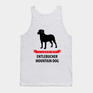 I Love My Entlebucher Mountain Dog Tank Top